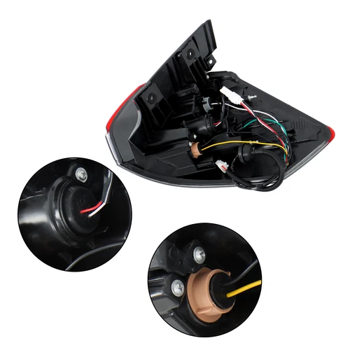 Driver Outer For Nissan Rogue 2017-2019 Rear Tail Light Halogen Lamp Left Side - Picture 10 of 14