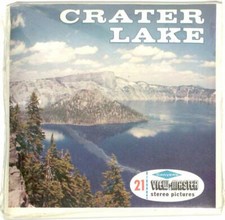 CRATER LAKE National Park OREGON 3d View-Master 3 Reel Packet NEW SEALED