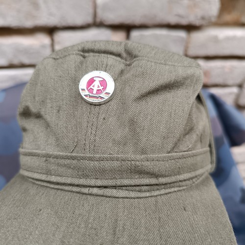 DDR army field cap- NVA National Volksarmee feldmutze - size 57 - Picture 8 of 11