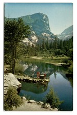 Postcard - Mirror Lake, Mt Watkins - Yosemite National Park - Unposted