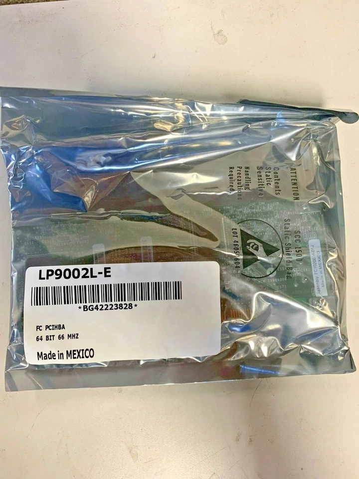 NEW EMULEX LIGHTPULSE LP9002L-E 64-bit 66MHz PCI TO 2Gb FIBRE CHANNEL ADAPTER - Image 2 of 3