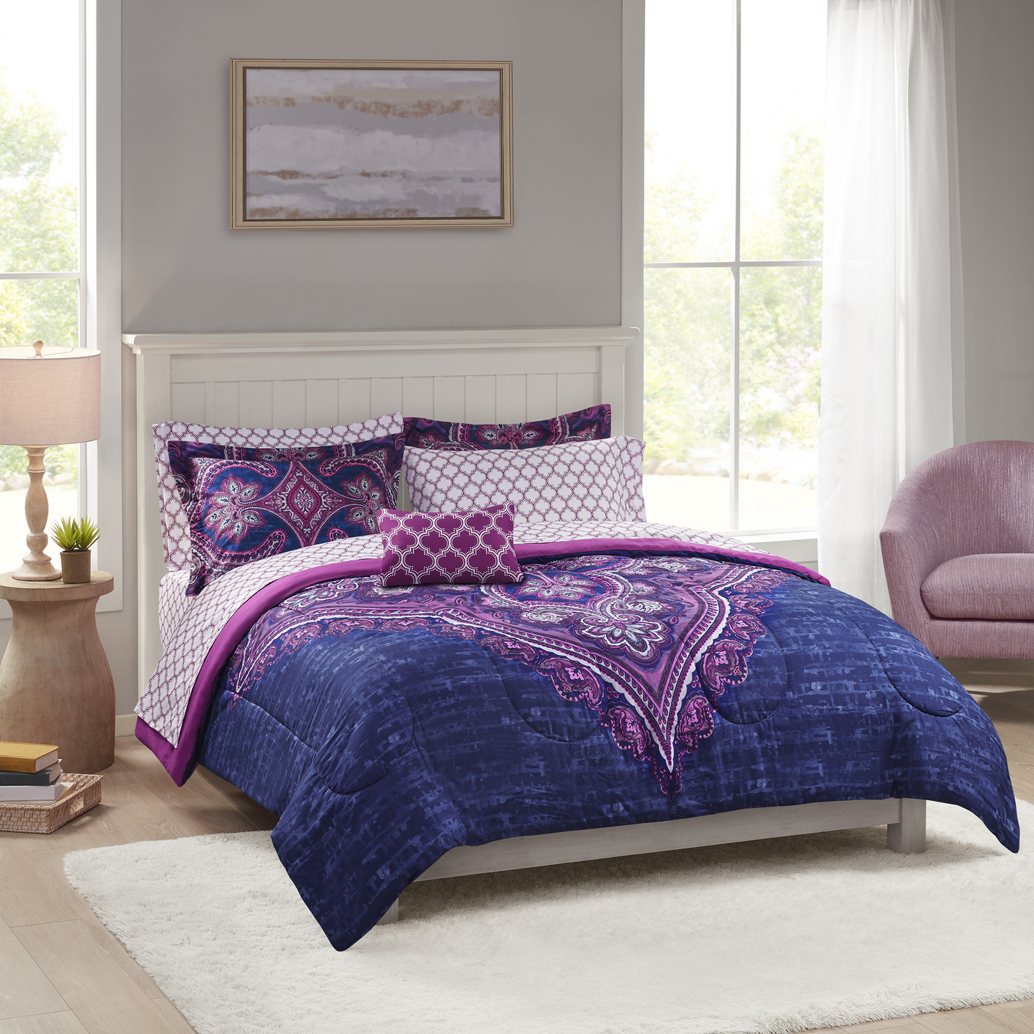 BED in a BAG Comforter Set with Sheets 