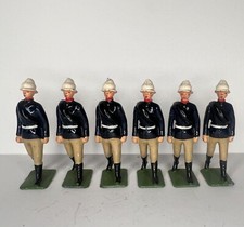 Britains Royal Artillery Mountain Gun Lot of 6 Lead Toy Soldiers from Set 28