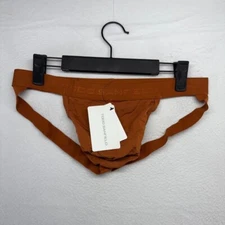Todd Sanfield Jock Strap Men's Large Rust Orange Essential Underwear Minimal NEW