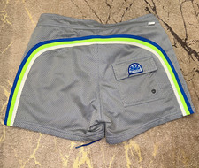 Rare Meshy Sundek 31 Rainbow Beach Swim Shorts Trunks Bathing Suit Size 31 S
