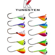 10 Pack - 5mm - #12 Hook Tungsten Jigs Bright UV TOP QUALITY Kenders Outdoors