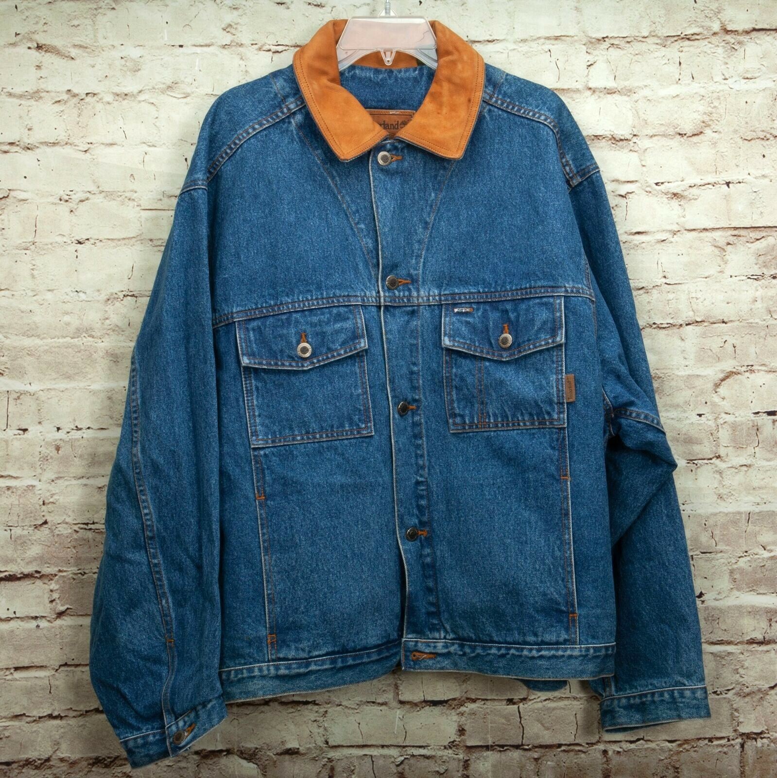 Timberland Men's Denim Jean Jacket Size 