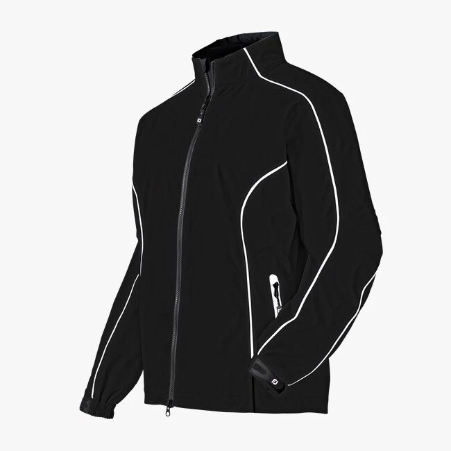 Foot Joy Dry Joys Women Black White Rain Jacket Size M eBay