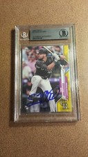 SAM HILLIARD 2020 Topps Walgreens Yellow Autographed Rookie Card.Beckett.