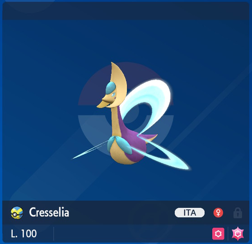 Carte Pokémon Cresselia Shiny 6IV - Pour Pokémon Diamant Étincelant / Perle Scintillante (Switch)