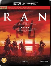 RAN (1985) 4K UHD Blu-Ray BRAND NEW (Only 4K disc is USA Compatible)