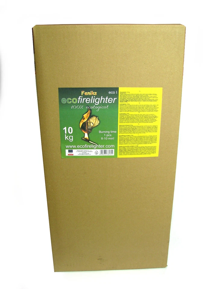 Accendifuoco ecologico 10kg barbecue e camino NUOVO kindling per forno per pizza - Immagine 2 di 4