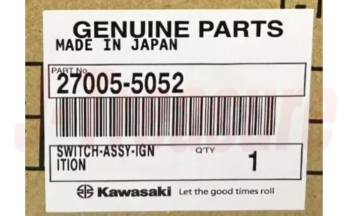 KAWASAKI VULCAN 750 VN750 1986-2006 Genuine Ignition Switch Assy 27005-5052 OEM - Изображение 3 из 4