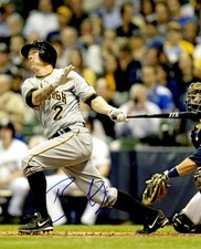 Signed 8x10 BRANDON INGE PITTSBURGH PIRATES photo- COA 