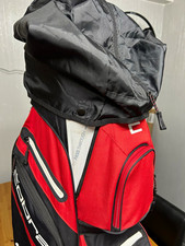 Cobra Cart Golf Bag 14-Way Divider System Red/Black/White Zip, Strap