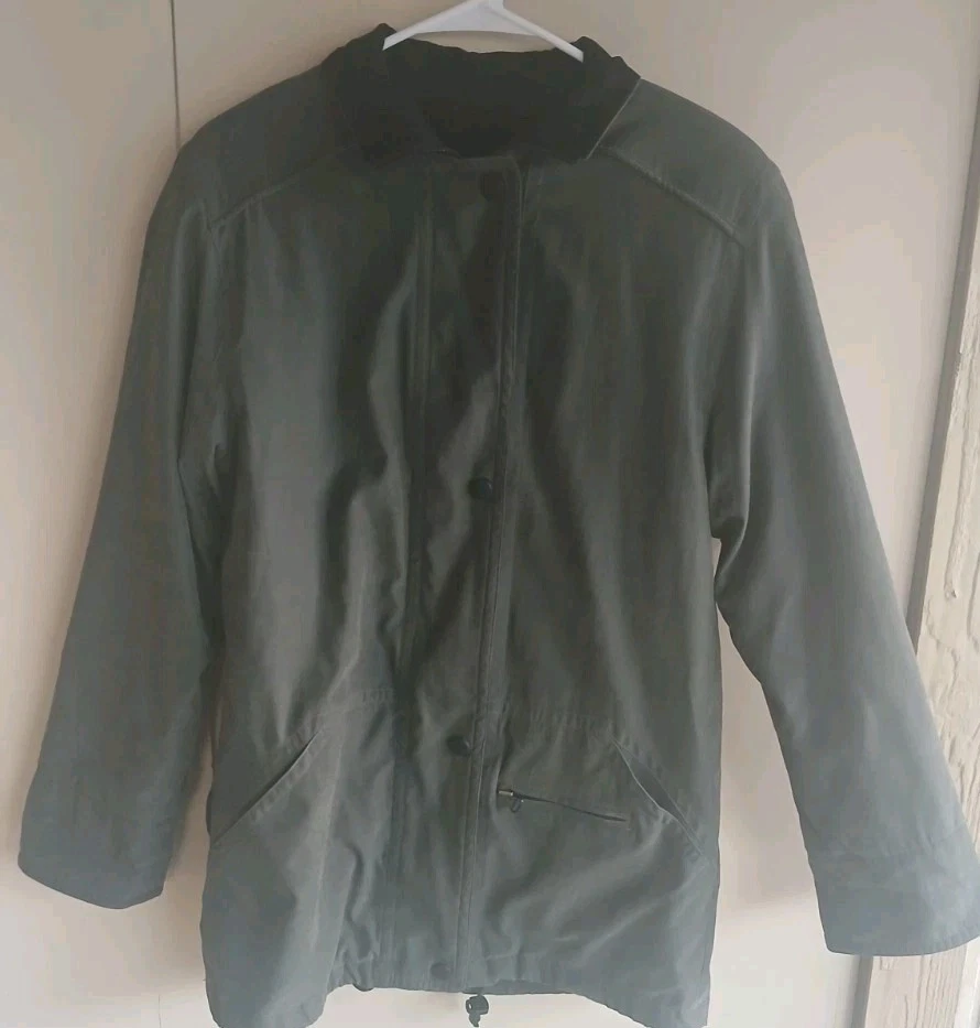 Chaqueta FLEET STREET gris/negro con forro polar extraíble para mujer pequeña mediana Foto 2 de 4