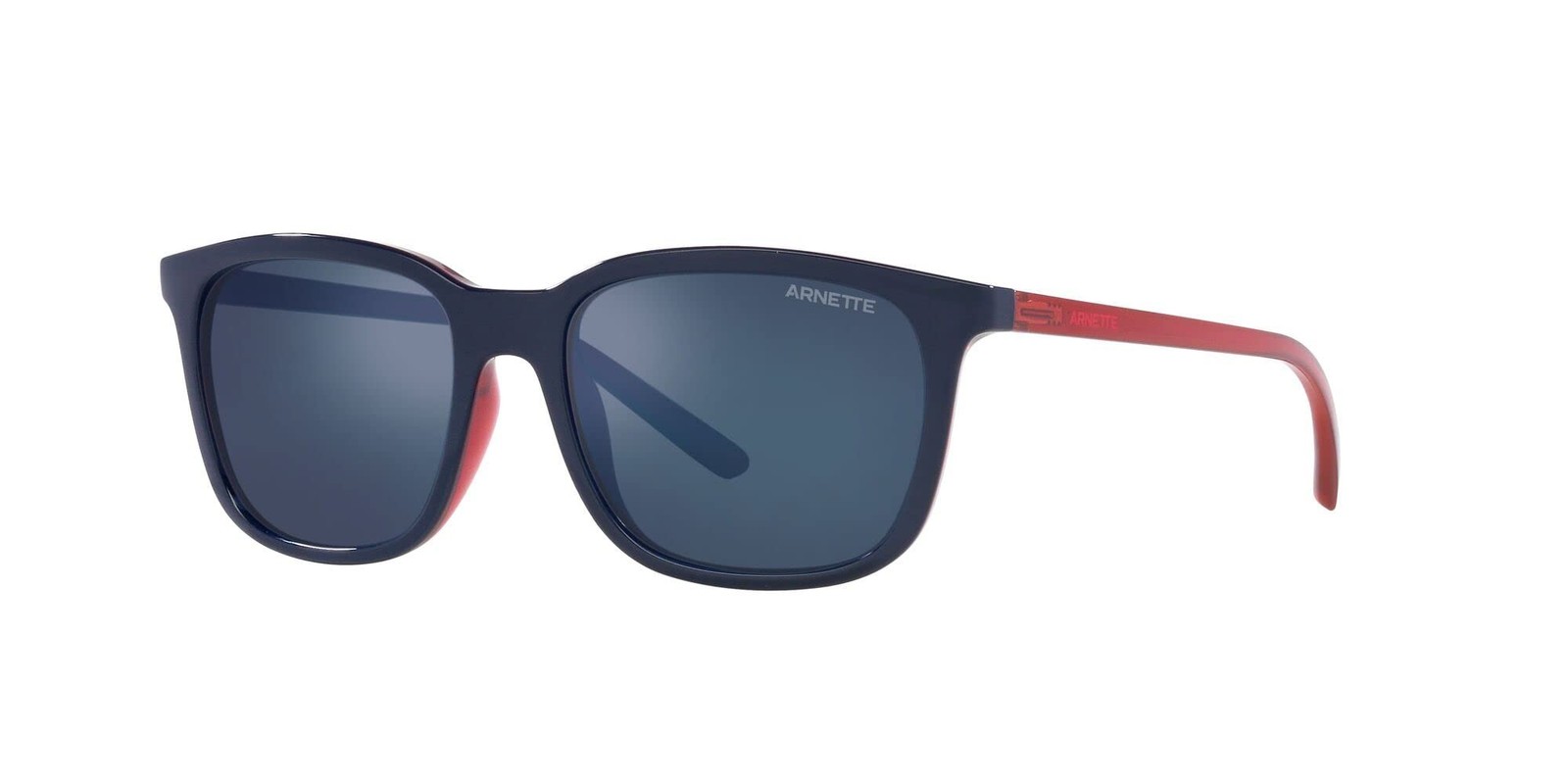 Солнцезащитные очки ARNETTE 0AN4316 288055 51mm Croll Top синего цвета на прозрачных красных очках 5990₽