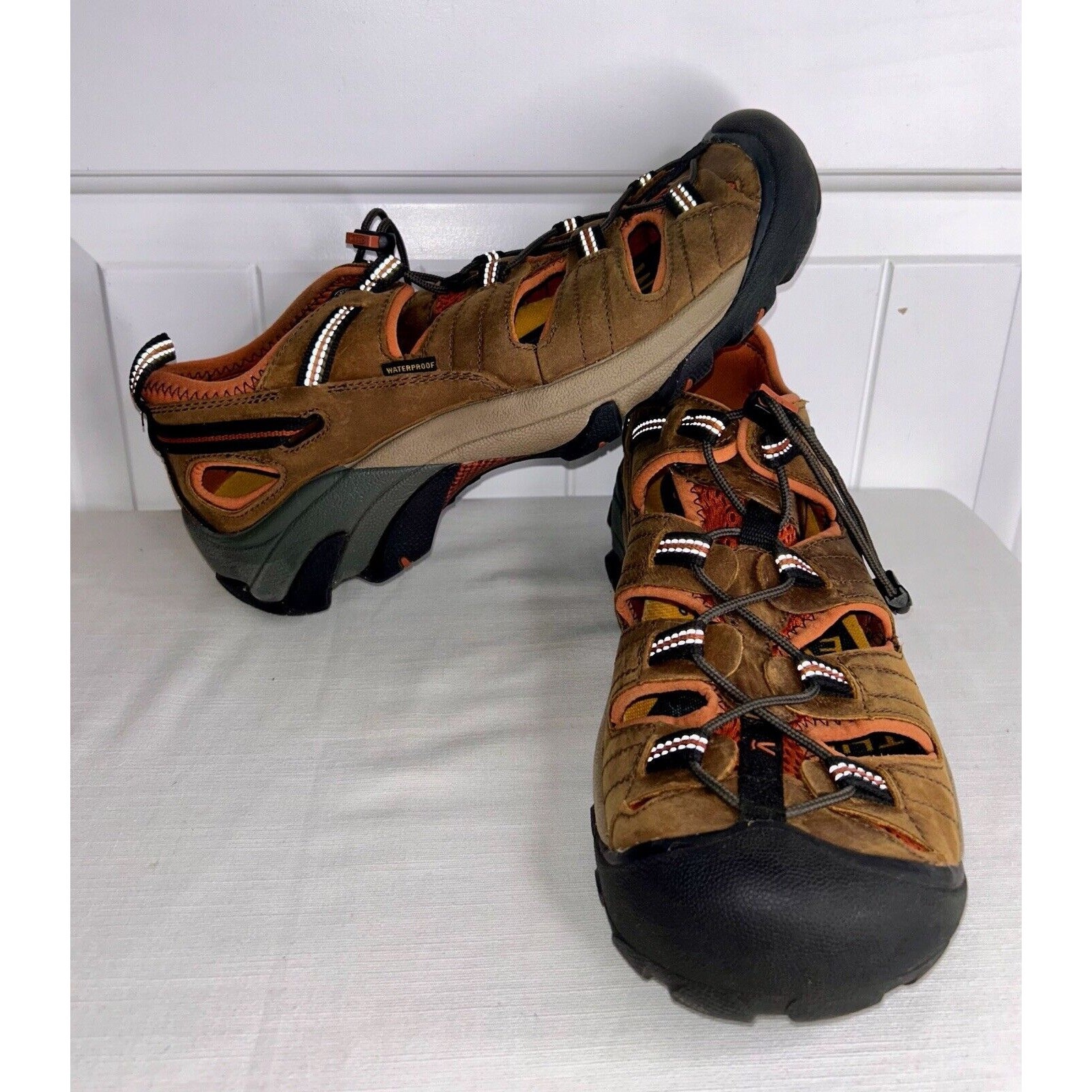 Sandali da trekking KEEN Arroyo II 1008419 uomo marrone oliva impermeabili taglia 10 5