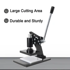 Manual Leather Die Cutting Machine Hand Press Sampling Punching Machine Tool