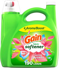 Liquid Fabric Softener, Spring Daydream Scent, 140 FL OZ, 190 Loads, Smooth Touc 0.17 per gallon