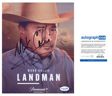 Mark Collie 'Landman’ Signed 8x10 Photo 'Sheriff Walt Joeberg' ACOA