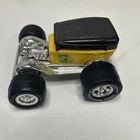 Vintage 1970’s Tonka Diecast Banana Wheeler Car Yellow Black Chrome Toy Vehicle