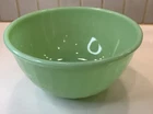 Anchor Hocking Fire King Vintage 7” Jadeite Green Swirl Mixing Bowl Made in USA