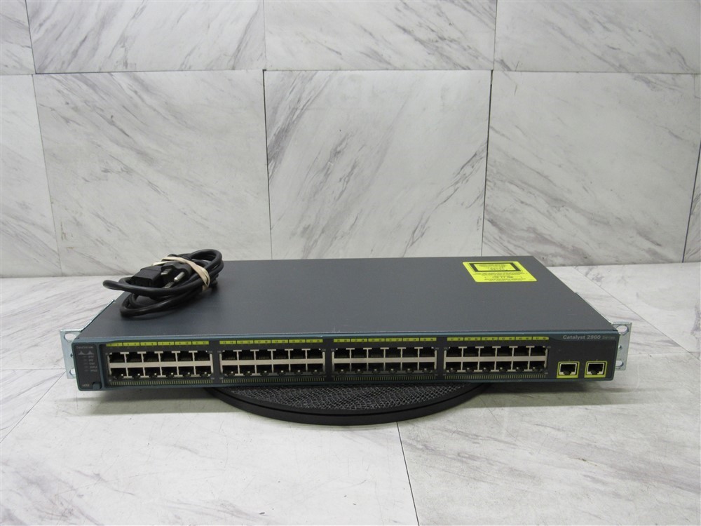 Cisco WS-C2960-48TT-L Catalyst 2960 48 Port Managed Network Switch ...