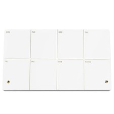 Weekly Planner Dry Erase Board for Desk,Acrylic Desktop Weekly Planner Whiteb...