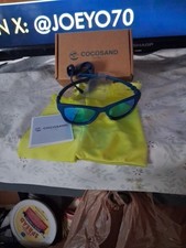 COCOSAND Square Baby Sunglasses Blue