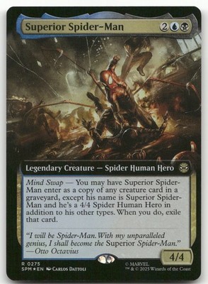 Superior Spider-Man (Extended Art) #275 (Foil) (NM) Spider-Man SPM Magic MTG
