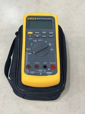 Genuine Fluke Model 87 III True RMS Digital Multi-Meter w/ Leads