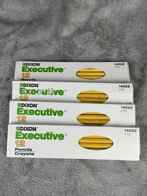 Dixon Executive 14022 No 2 HB Pencils Lot Of Four 12ct Boxes