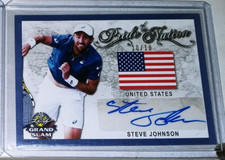 STEVE JOHNSON Autograph 2018 Leaf Grand Slam Tennis Pride of the Nation 10/10