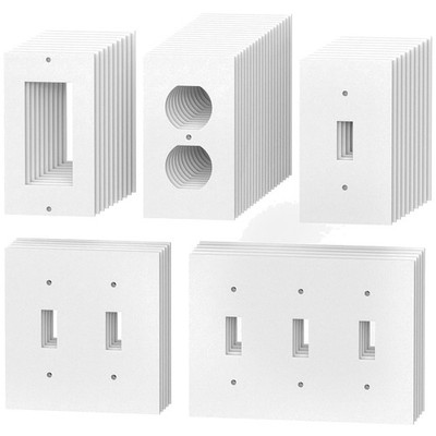 Outlet Insulation Foam Gaskets | 50 Pack Draft Sealers for Outlets & Switches |
