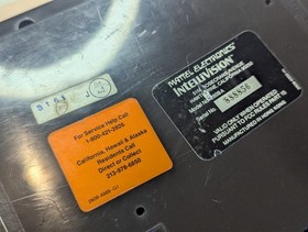 Mattel Intellivision 1979 Console Model 2609 Dual Controller Powers Up