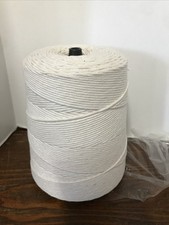 White Twine 8/24 Ply Poly/Cotton 2.5 Lbs Cone Team 1 String Rope New