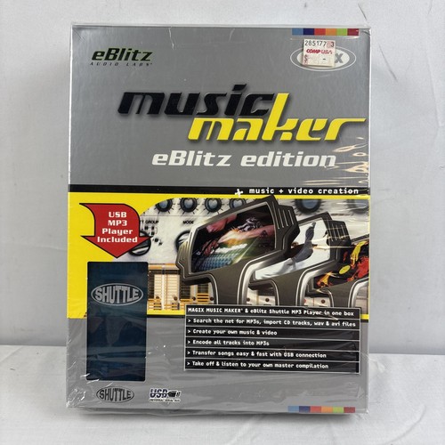 Lettore MP3 Magix Music Maker edizione eBlitz e Shuttle nuovo con scatola prezzo ebay