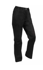 Mercer Culinary Renaissance Women's Black Chef Pants w/ Finished Cuffs - 1X NIP