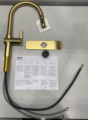 KOHLER Clarus Single Handle Pull Down Sprayer Kitchen Faucet R30935-2MB