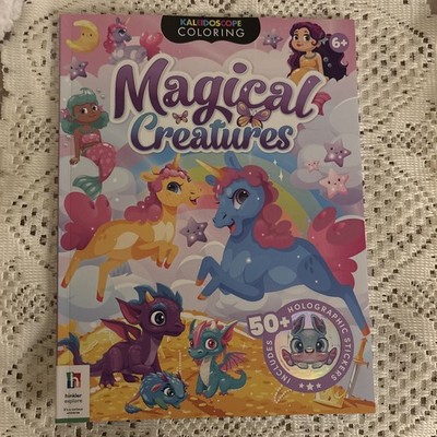 Kaleidoscope Sticker Colouring Magical Creatures by Hinkler Pty Ltd Paperback Bo