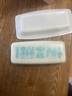 Pyrex Butter Dish Blue