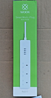 Woox R4517 Smart Indoor Powerstrip funktioniert mit Amazon Alexa/Google Assistant
