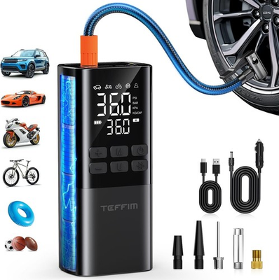 #ad Tire Inflator Portable Air Compressor Air Pump for Car TiresPortable for Car $29.99