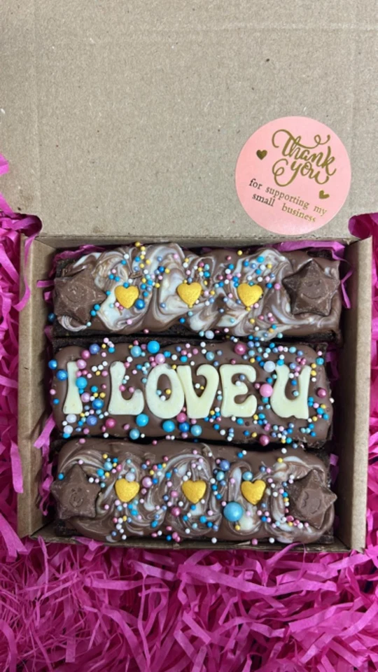 Customizable delicious brownies/postal/any occasion/personalised/small gift - Image 4 of 4