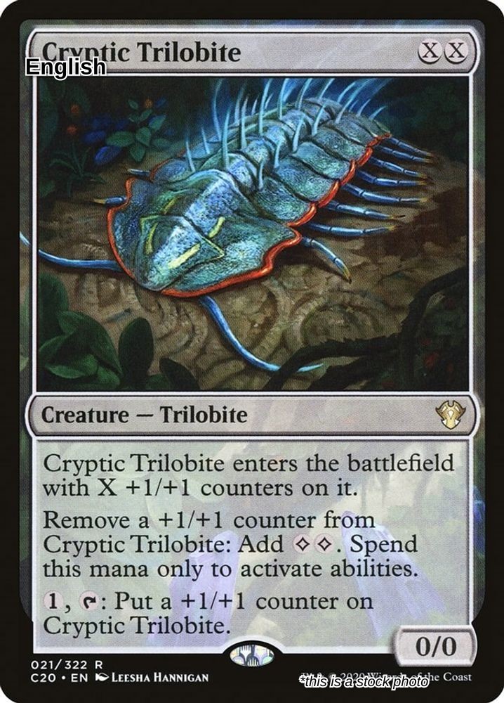 Cryptic Trilobite - C20 - LP TCG MTG