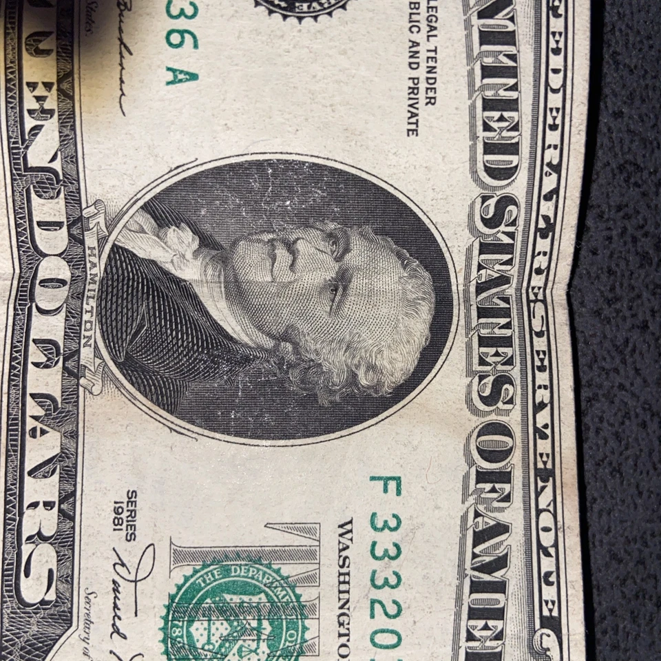 Ten Dollar 1981VINTAGE Bank Note - Image 4 of 4