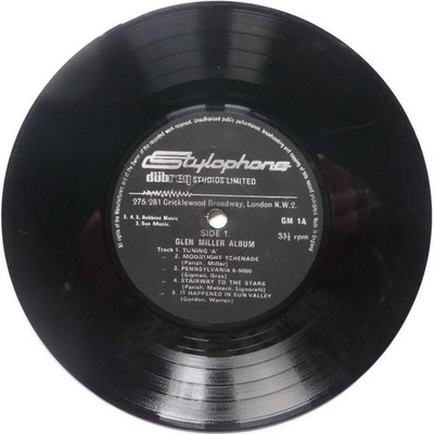 Stylophone Glenn Miller Album EP Dubreq GM1 EX 1970s