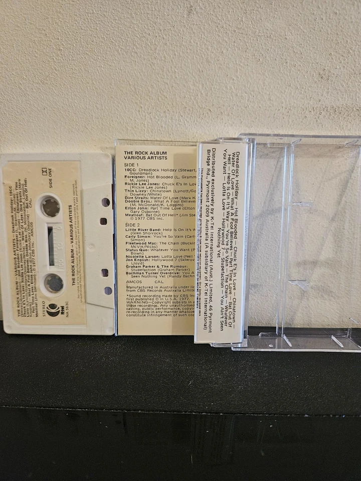 THE ROCK ALBUM Various Artists 1980 CASSETTE TAPE POP ROCK FOREIGNER - Image 2 of 4