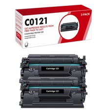 CRG121 2PK Compatible With Canon 121 Black Toner 3252C001 ImageClass D1650 D1620